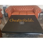 Chesterfield Classic 3-as ágyazható kanapé Antikwhisky C12