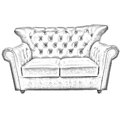 Chesterfield Thomas 2-es kanapé