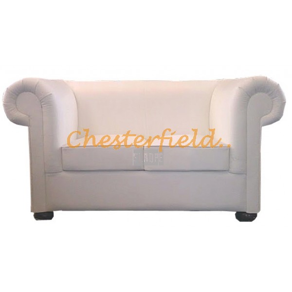 Chesterfield London 2-es kanapé Fehér K1