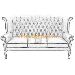 Chesterfield Queen 3-as kanapé
