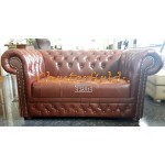 Chesterfield Williams XL 2-es kanapé Antikkonyak A4