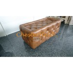 Chesterfield Dohányzóasztal Antik Óarany S12