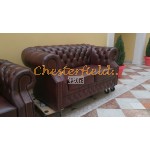 Chesterfield XL Windsor 2-es kanapé Antikbordó