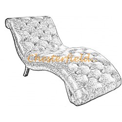 Chesterfield Chaise Lounge 