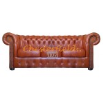 Chesterfield Classic 3-as kanapé Antikwhisky C12