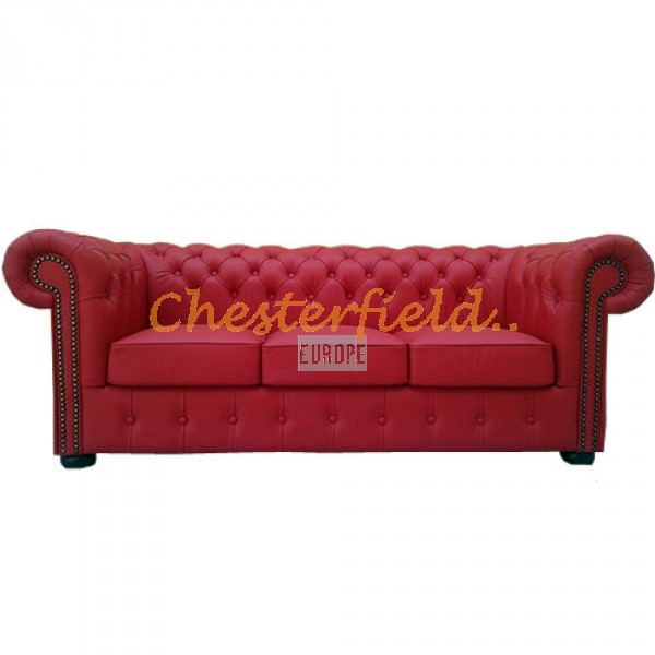 Chesterfield Classic XL 3-as kanapé piros