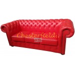 Chesterfield Classic XL 3-as kanapé piros