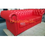 Chesterfield Classic XL 3-as kanapé piros