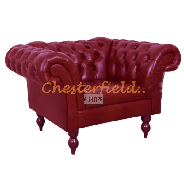 Chesterfield Diva fotel Antikbordó A7