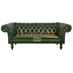 Chesterfield Díva 3-as kanapé Antikzöld A8 Chesterfield Díva 3-as kanapé Antikzöld A8