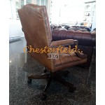 Chesterfield King forgószék, office chair 