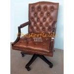 Chesterfield King forgószék, office chair 