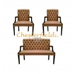 Chesterfield King 211 garnitúra Cappucchino