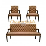 Chesterfield King 311 garnitúra Cappucchino