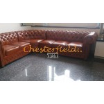 Chesterfield Lord 2+3 sarokkanapé Antikwhisky C12