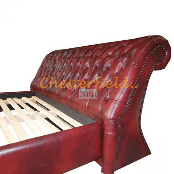 Chesterfield Oxford ágy Antikbordó A7