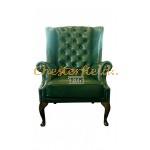 Chesterfield St. James fülesfotel Antikzöld A8