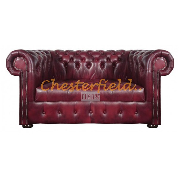 Chesterfield Williams 2-es kanapé Antikbordó A7