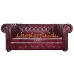 Chesterfield Williams 3-as kanapé Antikbordó A7