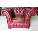 Chesterfield Windchester fotel Antikbordó A7