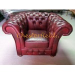 Chesterfield XL Windchester fotel Antikbordó