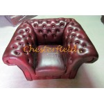 Chesterfield XL Windchester fotel Antikbordó