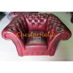 Chesterfield Windchester fotel Antikbordó A7