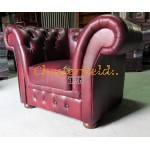 Chesterfield XL Windchester fotel Antikbordó