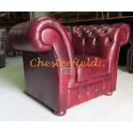 Chesterfield XL Windchester fotel Antikbordó