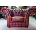 Chesterfield XL Windchester fotel Antikbordó