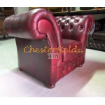 Chesterfield Windchester fotel Antikbordó A7