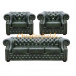 Chesterfield Windsor 311 garnitúra Antikzöld A8