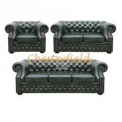 Chesterfield Windsor 321 garnitúra Antikzöld A8