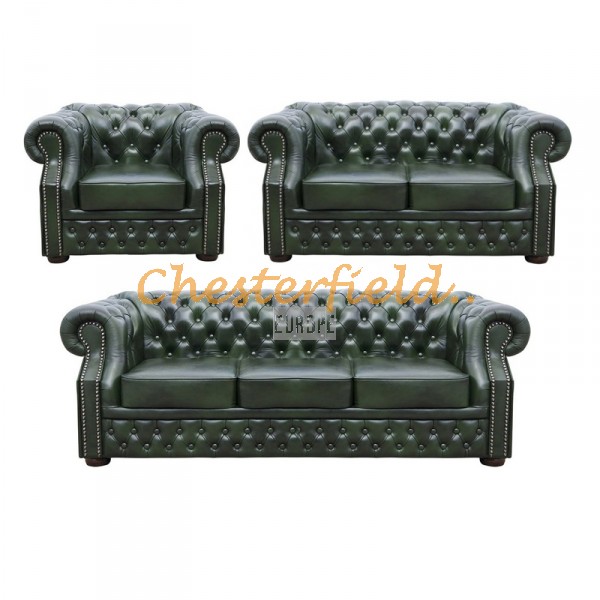 Chesterfield Windsor 321 garnitúra Antikzöld A8