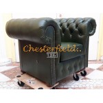 Chesterfield Classic fotel Antikzöld A8