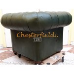 Chesterfield XL Classic fotel Antikzöld A8