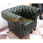 Chesterfield Classic fotel Antikzöld A8