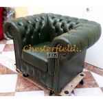 Chesterfield Classic fotel Antikzöld A8