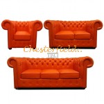 Chesterfield Classic 321 garnitúra Orange K6