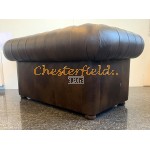 Chesterfield XL Classic  2-es kanapé Antik középbarna A5M