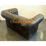 Chesterfield XL Classic  2-es kanapé Antik középbarna A5M