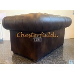 Chesterfield XL Classic  2-es kanapé Antik középbarna A5M