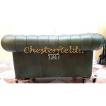 Chesterfield XL Classic 2-es kanapé Antikzöld A8