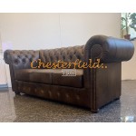 Chesterfield Classic XL 3-as kanapé Antik középbarna A5M