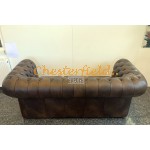 Chesterfield Classic XL 3-as kanapé Antik középbarna A5M