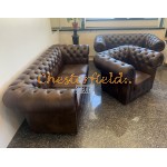 Chesterfield Classic 311 ülőgarnitúra Antik középbarna A5M