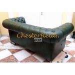 Chesterfield Classic XL 3-as kanapé Antikzöld A8