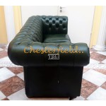 Chesterfield Classic XL 3-as kanapé Antikzöld A8