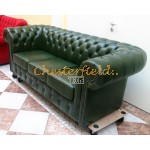 Chesterfield Classic XL 3-as kanapé Antikzöld A8