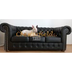 Chesterfield Classic XL 3-as kanapé Fekete K70